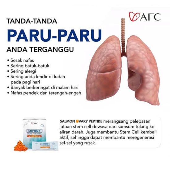 tanda masalah pada Paru paru